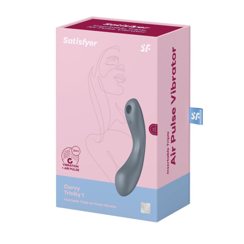 Satisfyer CURVY TRINITY 1 Vibrador GRIS
