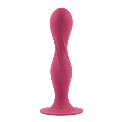 SATISFYER DOUBLE BALL-R RUMBLY KINETIC SENSATTION DILDO COLOR ROJO 1UN