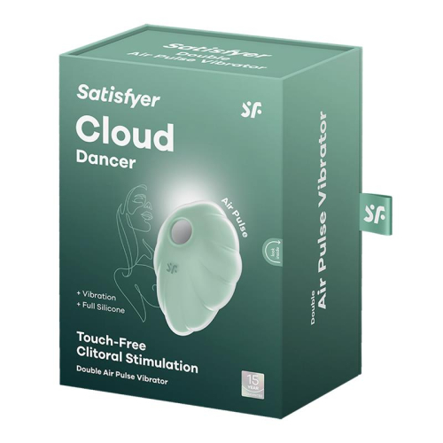 Satisfyer Cloud Dancer Succionador e Vibrador Menta