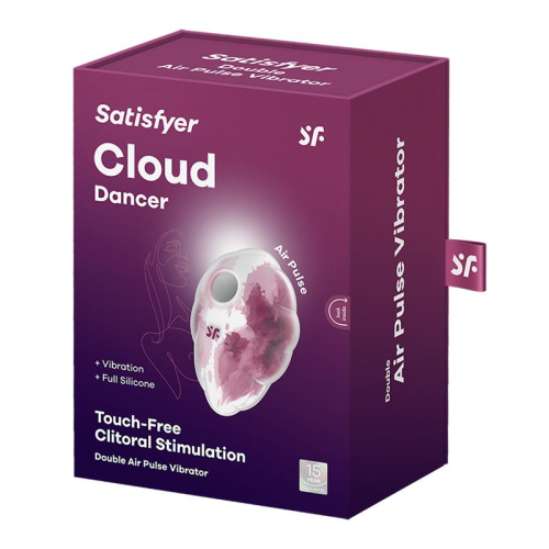 Satisfyer Cloud Dancer Succionador e Vibrador Red Print