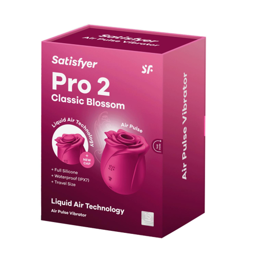 Satisfyer Pro2 AIR PULSE Vibrador Rosa CLASSICA