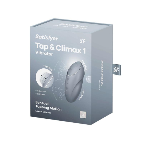 Satisfyer Tap and Climax 1 Vibrador e Tapping Gris