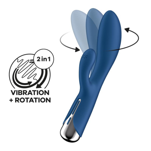 Satisfyer SPINNING RABBIT 1 ROTATING RABBIT Vibrador AZUL