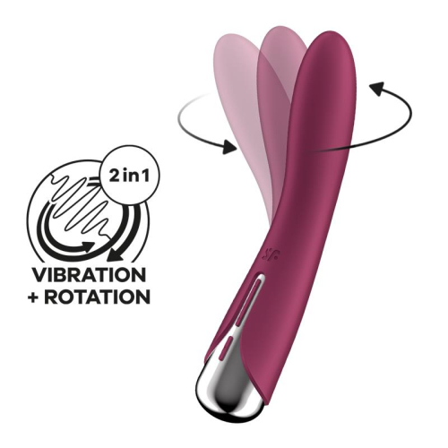 Satisfyer SPINNING VIBE 1 ROTATING G-SPOT Vibrador ROXO
