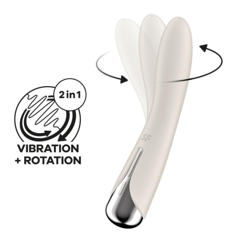 Satisfyer SPINNING VIBE 1 ROTATING G-SPOT Vibrador BEIGE