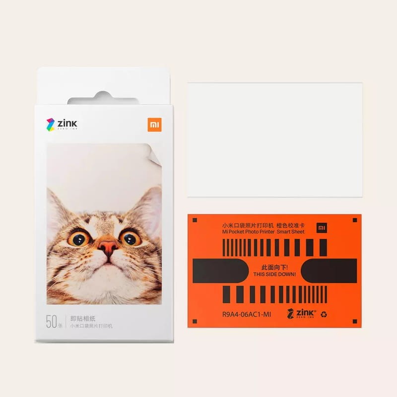 Pack x20 Papel Fotográfico Xiaomi Mi Portable Photo Printer 2x3"