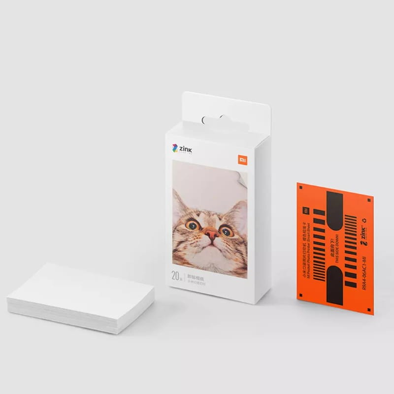 Pack x20 Papel Fotográfico Xiaomi Mi Portable Photo Printer 2x3"