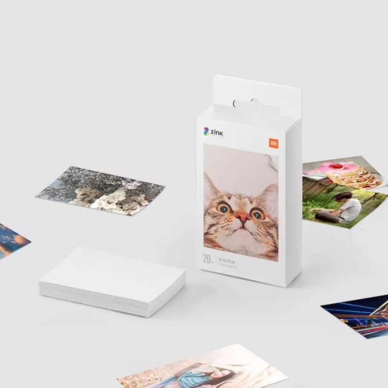Pack x20 Papel Fotográfico Xiaomi Mi Portable Photo Printer 2x3"