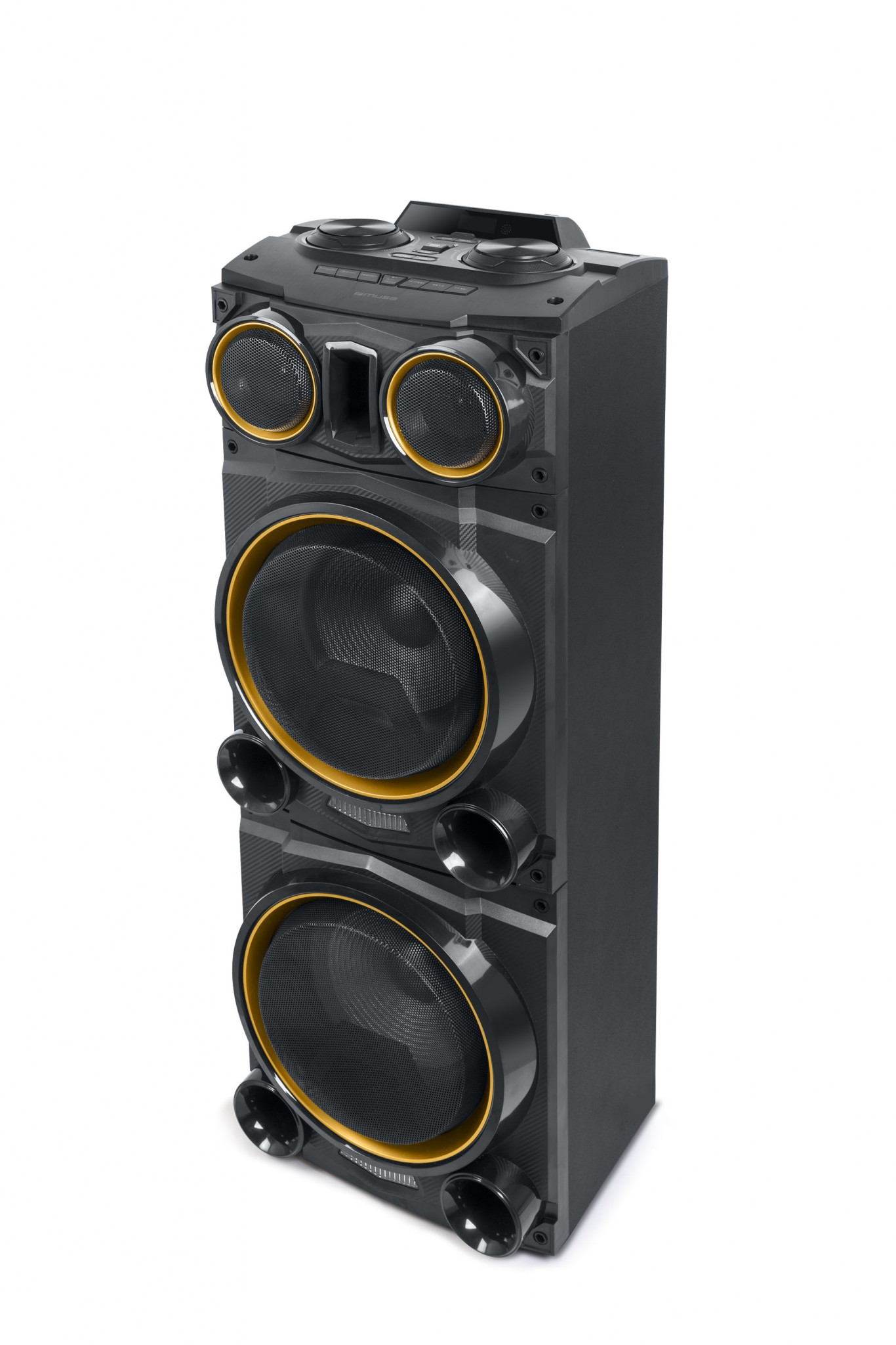 MUSE COLUNA AUDIO BLUETOOH FM E BATERIA USB 2.0 800W