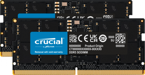 MEMORIA RAM DDR5 SODIMM CRUCIAL 2 X 16GB 4800