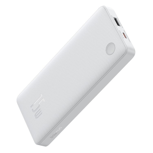 Powerbank Baseus Air Lite 10000mAh 15W Branca + Cabo USB-C 30cm