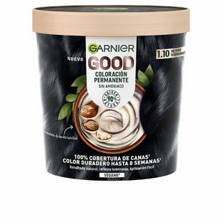 Garnier Good Coloración Permanente 1,10-Negro 217ml