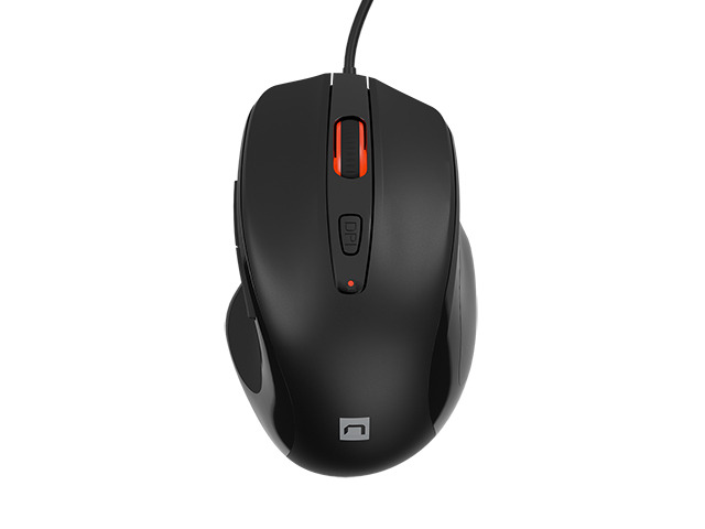 Rato USB Natec Pigeon 2 - 4000 dpi - 5 Botões Programáveis - Cabo de 1,8 m - Preto