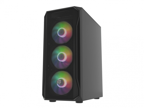 CAIXA GAMING FURY SHOBO SH4F RGB ATX MEDIATORRE 2XUSB3.0 1XUSB2.0 4 FAN RGB