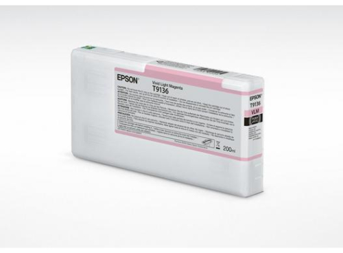 Tinteiro EPSON T9136 Magenta Claro Vivo 200ml - SureColor SC-P5000