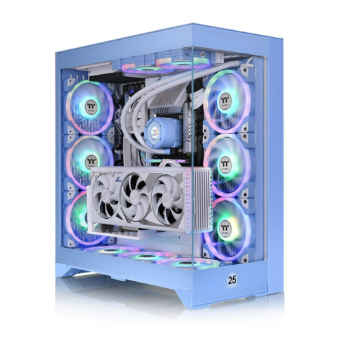 CAIXA THERMALTAKE CTE E600 MX HYDRANGEA BLUE ARGB ATX 2XUSB 3.0 AZUL