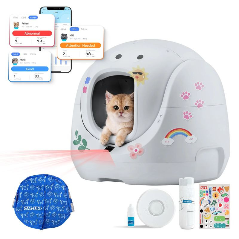 Caixa de Areia CATLINK Baymax Lite Branco