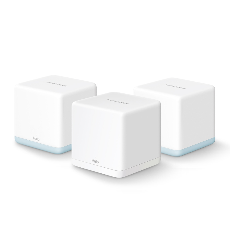 Mercusys H32G Sistema Wi-Fi 5 Mesh AC1200 Dual Band - 3 Unidades Halo - Cobertura até 320 m²