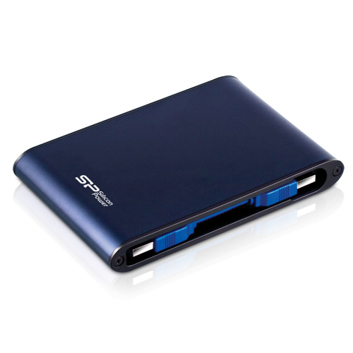 Disco externo 2.5 2TB SP Armor A80 USB 3.2 IPX7,Shockproof,Blue