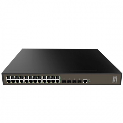 LEVEL ONE SWITCH 28-PORT 1000 L2 PLUS MANGED