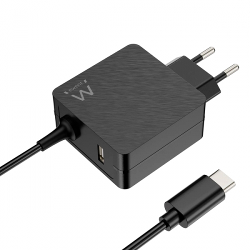 EWENT CARREGADOR PORTATIL USB-C + 1xUSB POWER DELIVERY 45W