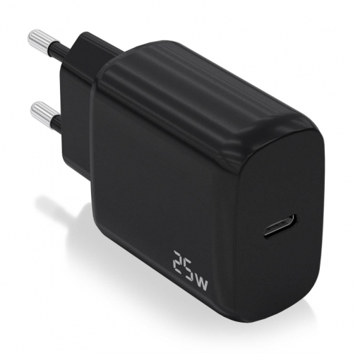 CARREGADOR AISENS USB-C PD3.0 1 PUERTO 1XUSB-C 25W PRETO