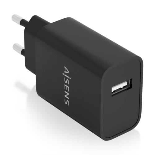 CARREGADOR AISENS USB 10W ALTA EFICIENCIA 5V/2A PRETO