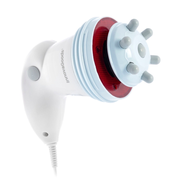 Massajador vibratório anticelulítico Innovagoods Cellyred 5 em 1 com infravermelhos Branco/Cinzento