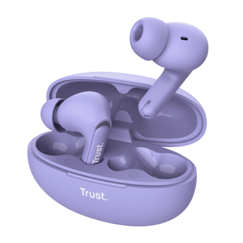 EARBUDS TRUST YAVI BT ENC ROXO - 25297
