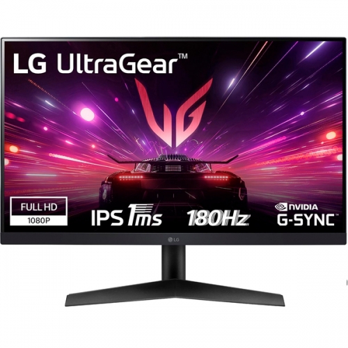 MONITOR LG IPS 24"(23.8") 16:9 FHD 180HZ 1MS HDMI DP 24GS60F-B