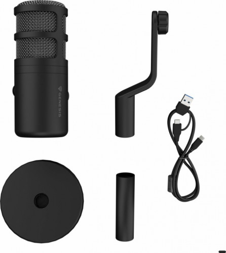 MICROFONE GENESIS RADIUM 350D CONDENSADOR CARDIODE DINAMICO USB