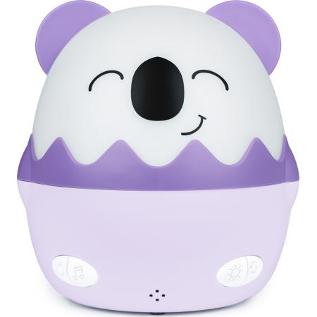 Bigben Kids Musical Night Light - Projetor 360° - 13 Projeções - 8 Melodias - Comando - Sem Fios e Recarregável - Roxo