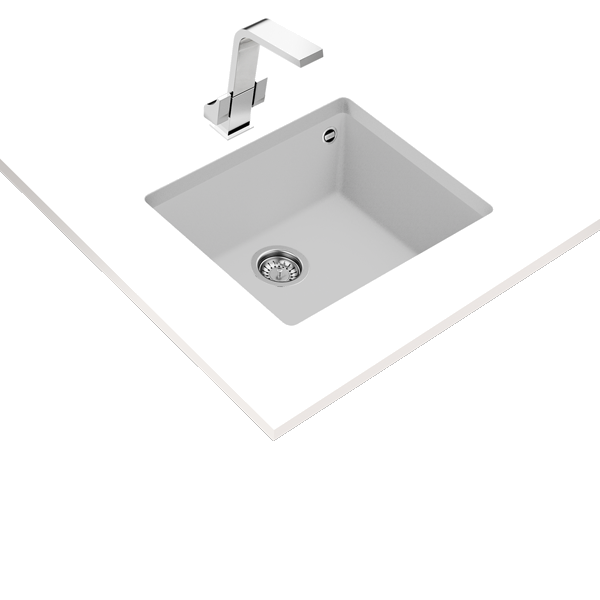 LAVA LOUÇA TEKA - SQUARE 50.40 TG - ARTIC WHITE