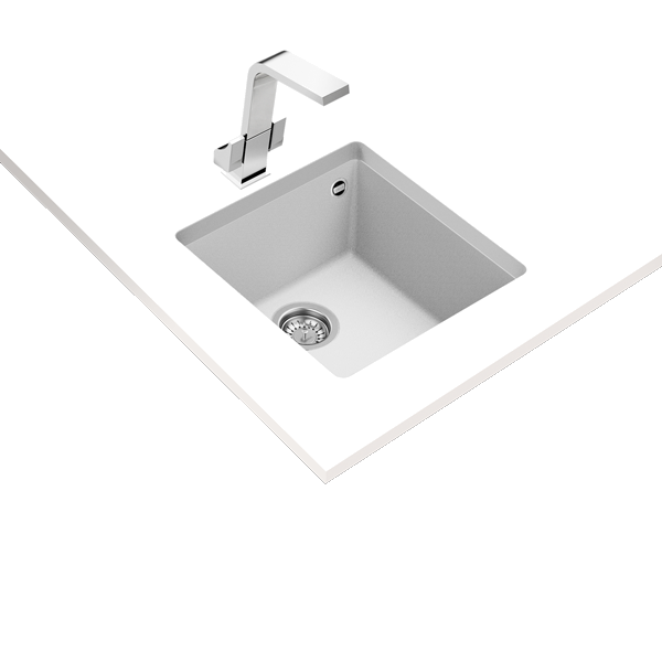 LAVA LOUÇA TEKA - SQUARE 40.40 TG - ARTIC WHITE