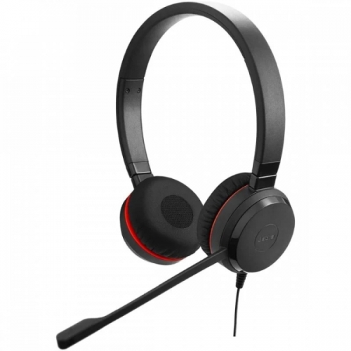 Headset Jabra Evolve 30 II MS com microfone - Conectividade USB/3,5 mm - Preto