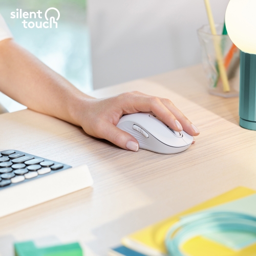 LOGITECH M650 SIGNATURE MOUSE L WHITE