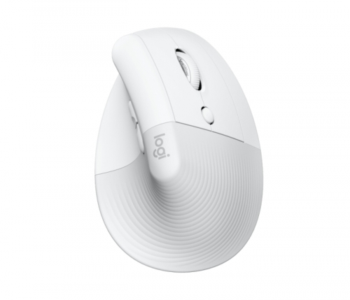 Rato vertical Logitech Lift para MAC Bluetooth e USB sem fios 4000 dpi - 5 botões - Utilização por destros