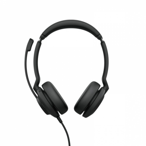 Auscultadores Jabra Evolve 2 30 USB-C com microfone - Cancelamento de ruído - Faixa de cabeça ajustável - Controlos supra-auriculares - Preto