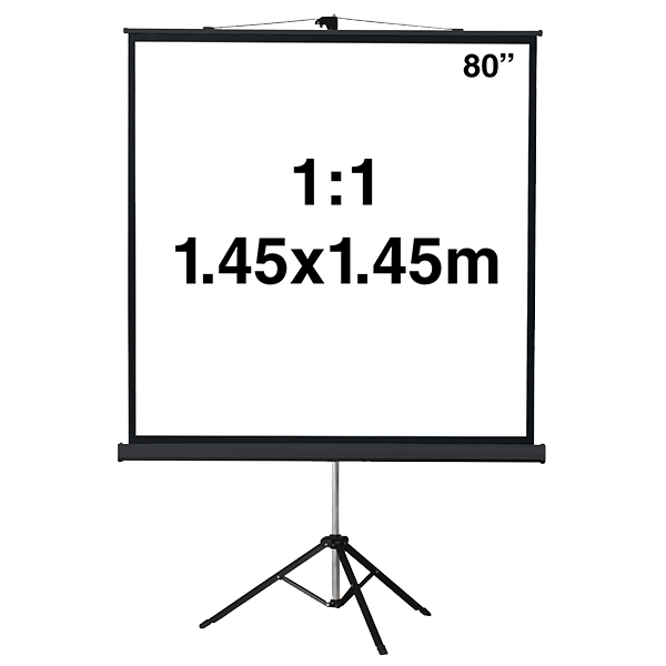 ECRAN PROJECÇÃO TRIPÉ 145x145 Napofix - T11-1530