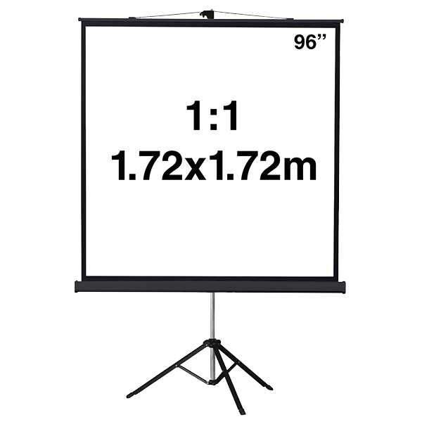 ECRAN PROJECÇÃO TRIPÉ 172x172 Napofix - T11-1800
