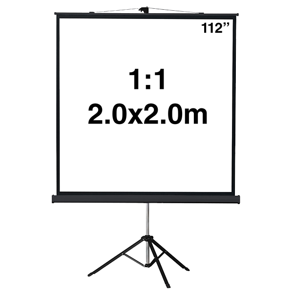 ECRAN PROJECÇÃO TRIPÉ 200x200 Napofix - T11-2080