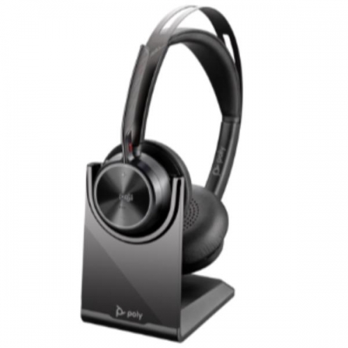 Auriculares Poly Voyager Focus 2 USB-C-C Microsoft Teams + Adaptador USB-C/A