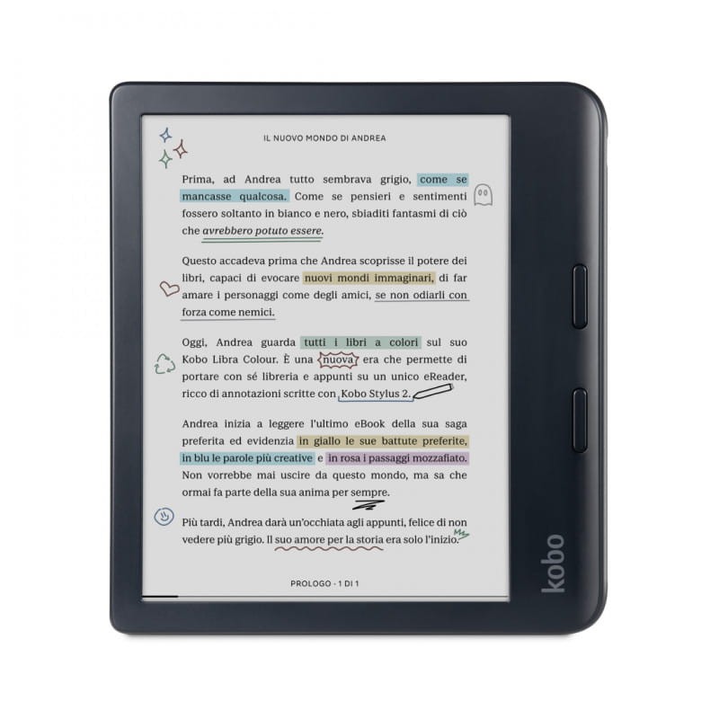 Leitor E-Book Kobo Libra Colour 32GB Wifi Preto