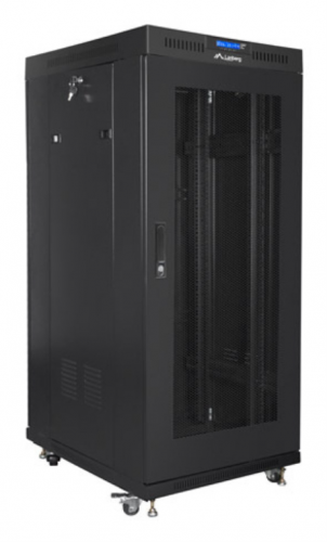 ARMARIO LANBERG RACK 19"27U 600X800 FLAT PACK PORTA MESH 