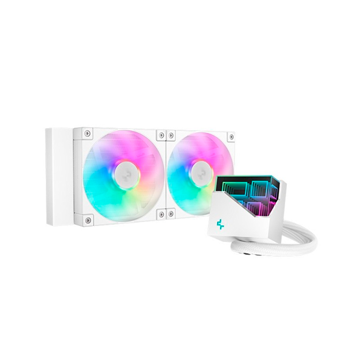 WATER COOLER CPU DEEPCOOL LT240 WHITE ARGB