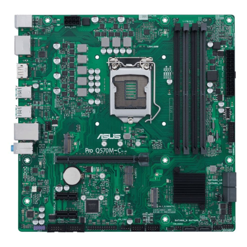 MOTHERBOARD M-ATX ASUS Q570M-C/CSM 1200 4XDDR4