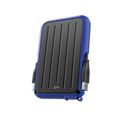 Disco externo 2.5 2TB SP Armor A66 USB 3.2 Type A,IPX4,Shockproof,Blue