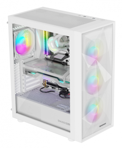 CAIXA GAMING GENESIS DIAXID 605 ARGB ATX WHITE