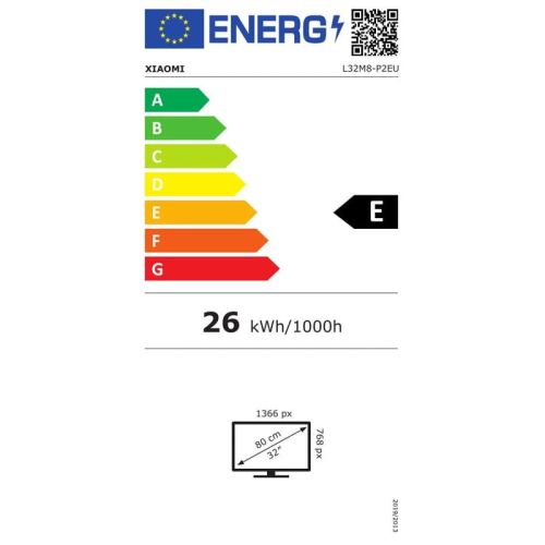 TELEVISOR XIAOMI A 2025 32"ELA5192EU LED HD