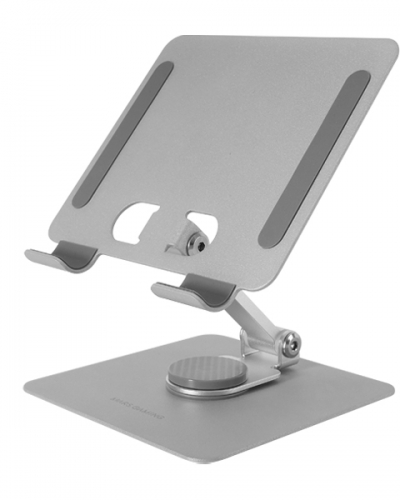 Suporte MARS GAMING MA-RST,TABLET AND 2IN1 CONV. LAPTOP FOLDABLE STAND UP TO 13",WHITE SILVER